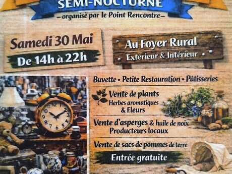 Vide grenier et Vente de fleurs