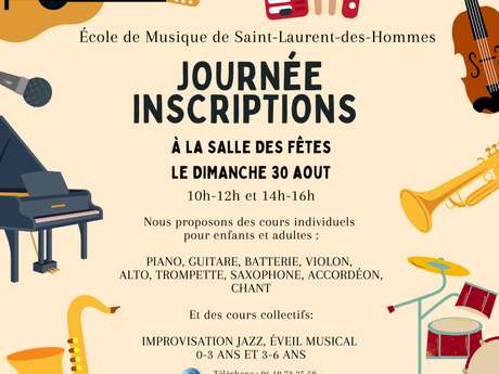 Inscription école de musique