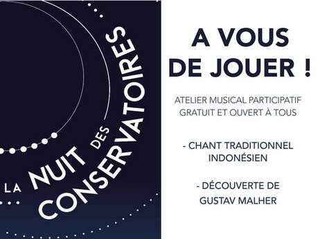 La Nuit des Conservatoires : à vous de jouer !