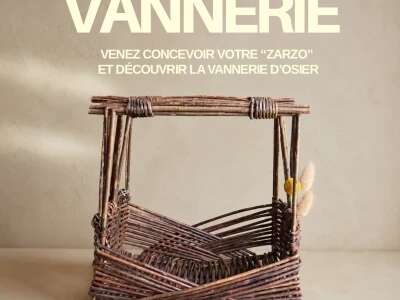 Stage découverte de la vannerie d'osier, réalise ton Zarzo avec Madeline Rey