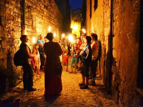 Visite commentée de la bastide de Monpazier aux flambeaux