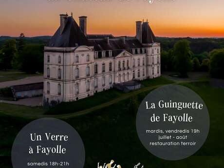 Un verre au Château de Fayolle