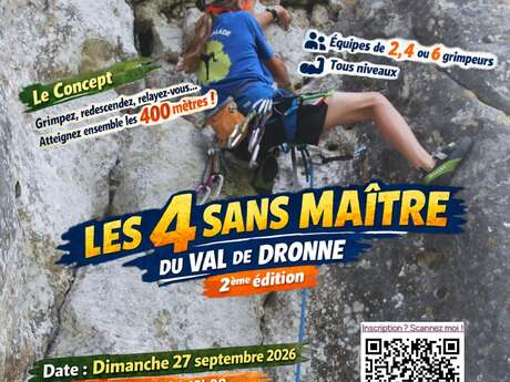 Les 4 sans Maître du Val de Dronne – 2ᵉ ÉDITION - Défi Escalade