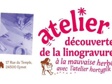 Atelier découverte de la linogravure