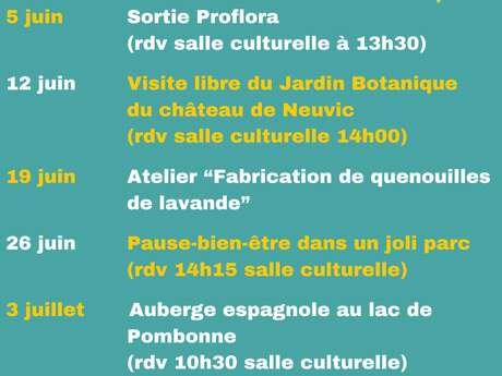 Atelier jeudi
