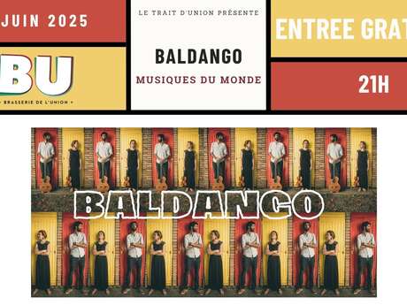 Concert à la Brasserie de l'Union avec BALDANGO