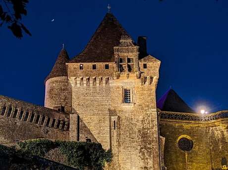 Visite nocturne du château de Biron