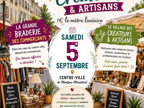 Braderie de commerçants, artisans, créateurs