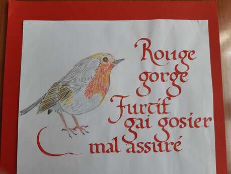 Atelier calligraphie "écriture Caroline"