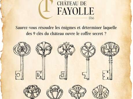 Chasse au trésor du château de Fayolle