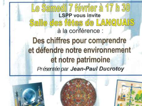 Conférence | Des chiffres pour comprendre et défendre notre environnement et notre patrimoine