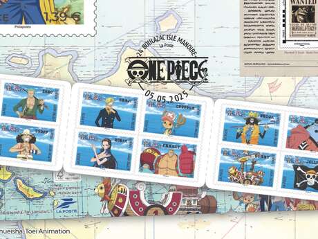 Lancement d'un trimbre One Piece au Carré d'Imprimerie