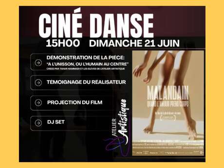 Ciné Danse avec l'Atelier Artistique