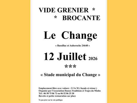 Vide-greniers au Change le 12 juillet 2026