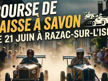 Course de caisses à savons à Razac-sur-l'Isle