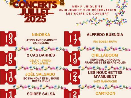 Dîner - concert - Guinguette de Neufont - 03.07.2025