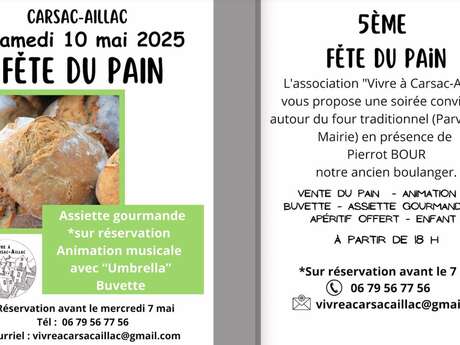 Fête du pain à Carsac-Aillac