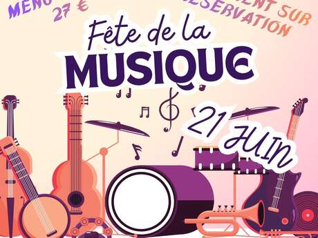 Fête de la musique - la guinguette de Neufont