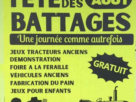 Fête des battages à Saint Crépin et Carlucet