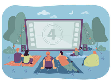 Cinéma en plein air