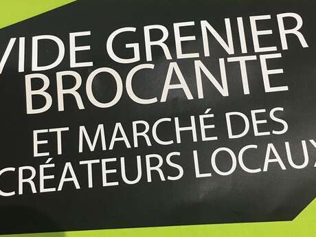 Vide grenier brocante et marché de créateurs locaux