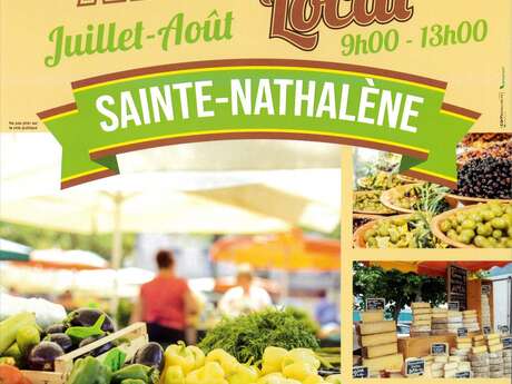 Marché local de Sainte-Nathalène