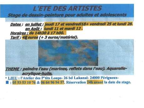 L'été des artistes