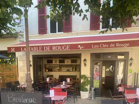 La table de rouge