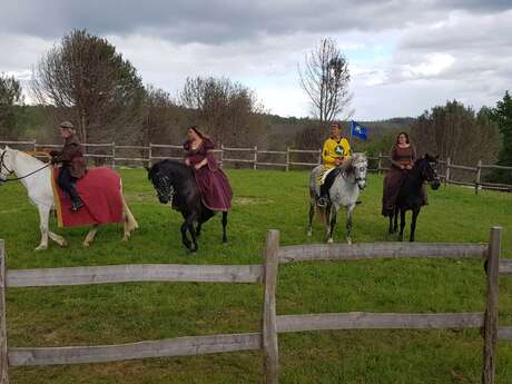 Spectacle Equestre au château de Saint-Aulaye