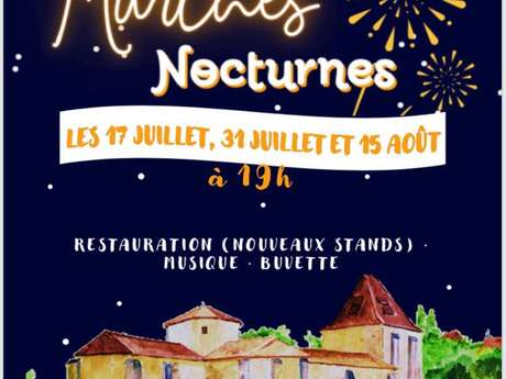 Marché Gourmand nocturne à Paunat le vendredi 15 août 2025