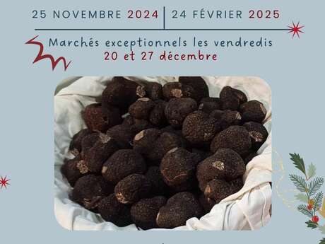 Marché aux truffes de Sainte Alvère