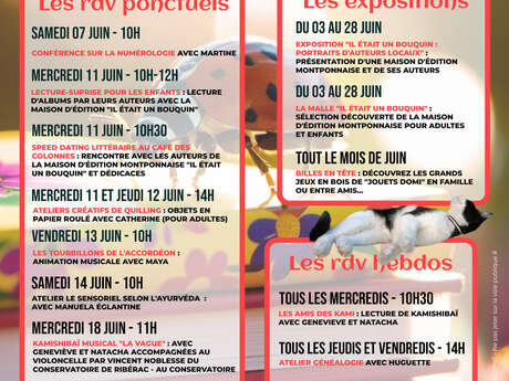 Atelier d'écriture Mots en partage