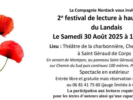 2ème Festival de lecture à haute voix du Landais