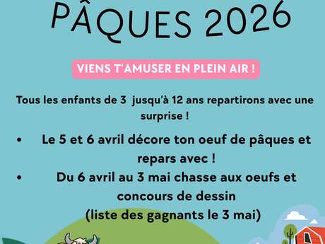 Chasse aux oeufs au parc du Touron