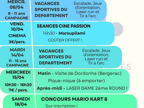 Journée Visite de Dorgonha - Pique Nique - Laser game - La Clé