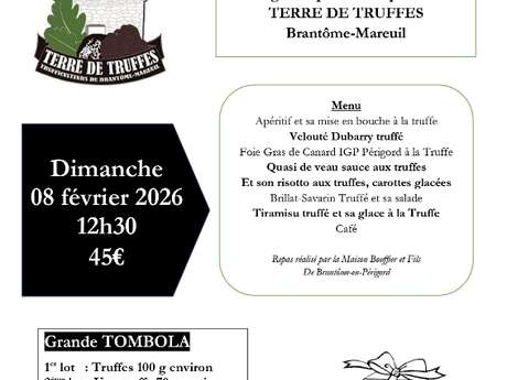 Repas tout à la truffe