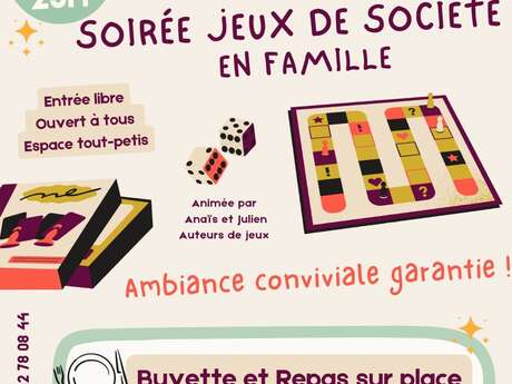 Soirée Jeux de société