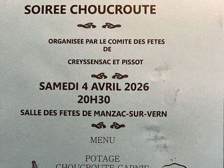 Soirée choucroute