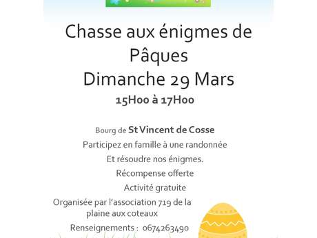 Chasse aux énigmes de Pâques