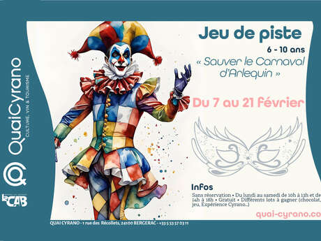 Jeu de piste | Sauver le Carnaval d’Arlequin