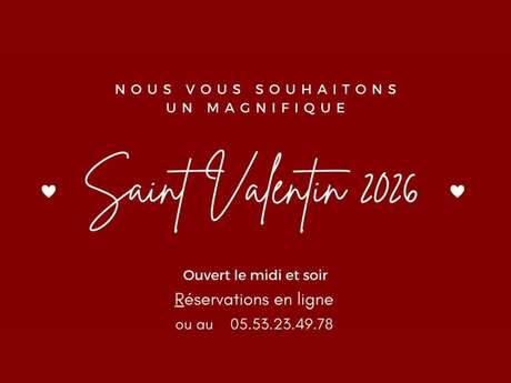 Restaurant L'Atelier | Menu de la Saint-Valentin - Dîner