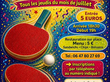 Tournoi de Tennis de Table