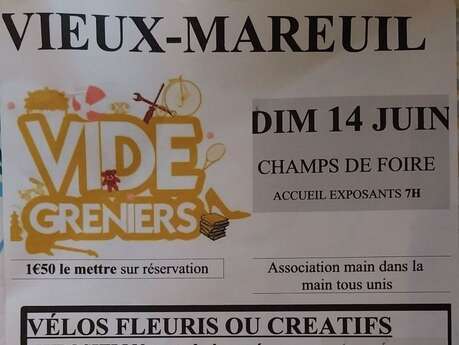 Vide-greniers avec concours vélos fleuris