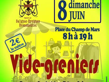 Vide-greniers à Salignac Eyvigues