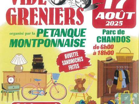 Vide-greniers de la Pétanque Montponnaise