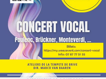 Concert vocal à l'église - Les ateliers de la tempête