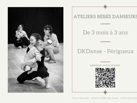 Ateliers bébés danseurs - DKDanse Périgueux Du 10 janv au 21 mai 2025