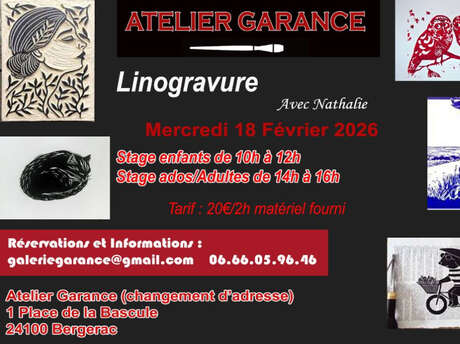 Stage de Linogravure