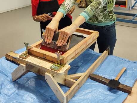 Atelier sérigraphie sur textile et papier