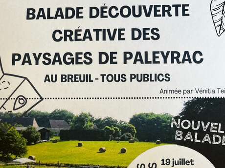 Balade découverte créative des paysages de Paleyrac